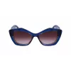 Okulary przeciwsłoneczne damskie KARL LAGERFELD KL6127S521842 - czarna oprawka, szare gradientowe szkła, 52 mm