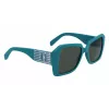 KARL LAGERFELD KL6140S531730 Damskie okulary przeciwsłoneczne kocie oko Havana Szylkret Brązowy Gradient 53mm