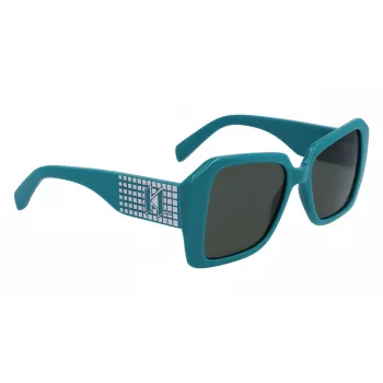 KARL LAGERFELD KL6140S531730 Damskie okulary przeciwsłoneczne kocie oko Havana Szylkret Brązowy Gradient 53mm