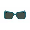 KARL LAGERFELD KL6140S531730 Damskie okulary przeciwsłoneczne kocie oko Havana Szylkret Brązowy Gradient 53mm