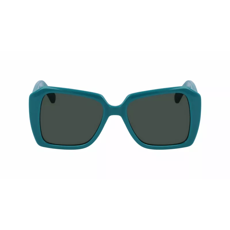 KARL LAGERFELD KL6140S531730 Damskie okulary przeciwsłoneczne kocie oko Havana Szylkret Brązowy Gradient 53mm
