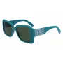 KARL LAGERFELD KL6140S531730 Damskie okulary przeciwsłoneczne kocie oko Havana Szylkret Brązowy Gradient 53mm