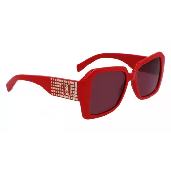 KARL LAGERFELD KL6140S531760 Okulary przeciwsłoneczne damskie Havana Acetate Brązowe Poliwęglan 53mm