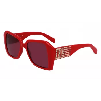 KARL LAGERFELD KL6140S531760 Okulary przeciwsłoneczne damskie Havana Acetate Brązowe Poliwęglan 53mm