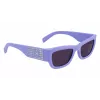 KARL LAGERFELD KL6141S522154 Damskie okulary przeciwsłoneczne kocie oko - czarna oprawka acetatowa, szare soczewki gradientowe, 52 mm