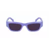 KARL LAGERFELD KL6141S522154 Damskie okulary przeciwsłoneczne kocie oko - czarna oprawka acetatowa, szare soczewki gradientowe, 52 mm