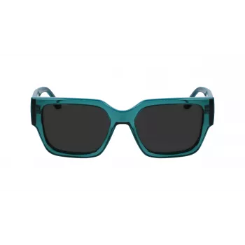 KARL LAGERFELD KL6142S-316 Unisex Okulary Przeciwsłoneczne Prostokątne Havana 55mm