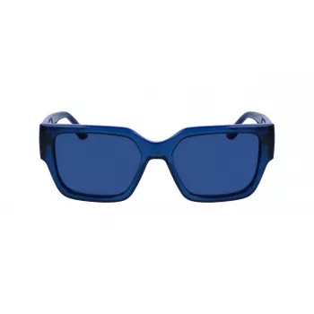 KARL LAGERFELD KL6142S-423 Okulary przeciwsłoneczne Unisex Blue Havana Grey Blue 55mm