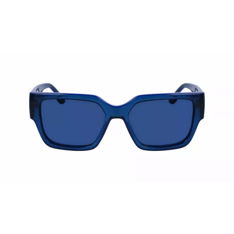 KARL LAGERFELD KL6142S-423 Okulary przeciwsłoneczne Unisex Blue Havana Grey Blue 55mm