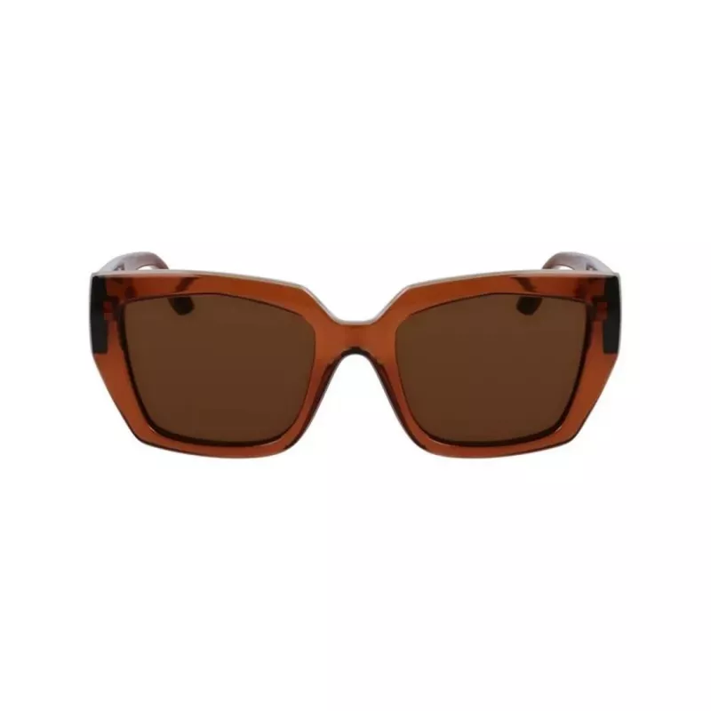 Okulary przeciwsłoneczne KARL LAGERFELD KL6143S-246 dla kobiet, oprawka z acetylanu w kolorze havana brązowy żółw, soczewki brązowe gradientowe 53mm