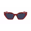 KARL LAGERFELD KL6145S-600 Okulary przeciwsłoneczne damskie kocie oko Havana brązowy gradient 54mm