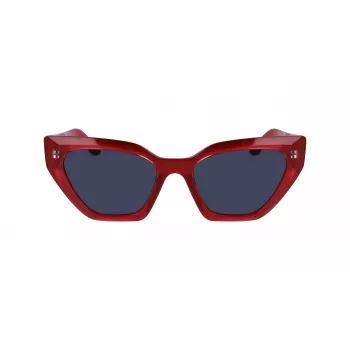 KARL LAGERFELD KL6145S-600 Okulary przeciwsłoneczne damskie kocie oko Havana brązowy gradient 54mm