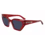 KARL LAGERFELD KL6145S-600 Okulary przeciwsłoneczne damskie kocie oko Havana brązowy gradient 54mm