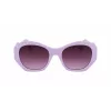 KARL LAGERFELD KL6146S-516 Damskie okulary przeciwsłoneczne w kształcie kwadratu - czarna oprawka, szare gradientowe szkła 54/20/140 mm
