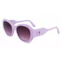 KARL LAGERFELD KL6146S-516 Damskie okulary przeciwsłoneczne w kształcie kwadratu - czarna oprawka, szare gradientowe szkła 54/20/140 mm
