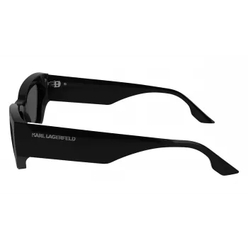 KARL LAGERFELD KL6160S Okulary przeciwsłoneczne Unisex - Czarna oprawka, szare szkła - 54/17/140 mm
