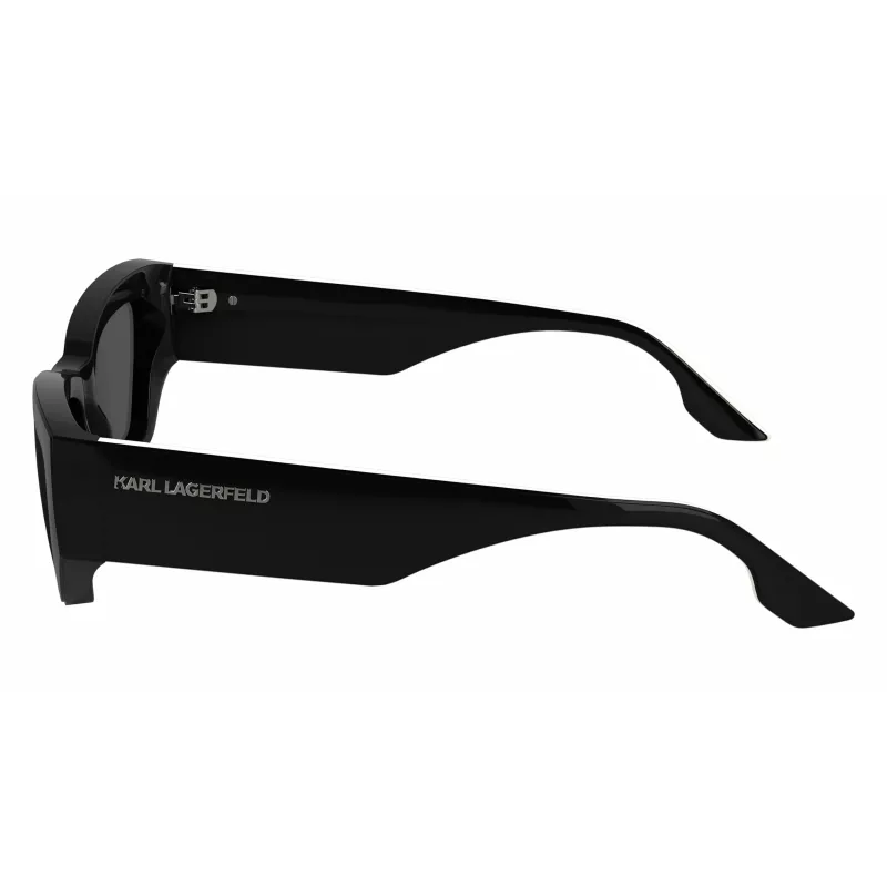 KARL LAGERFELD KL6160S Okulary przeciwsłoneczne Unisex - Czarna oprawka, szare szkła - 54/17/140 mm