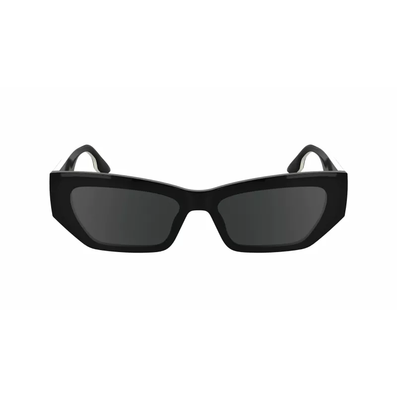 KARL LAGERFELD KL6160S Okulary przeciwsłoneczne Unisex - Czarna oprawka, szare szkła - 54/17/140 mm