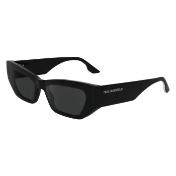 KARL LAGERFELD KL6160S Okulary przeciwsłoneczne Unisex - Czarna oprawka, szare szkła - 54/17/140 mm