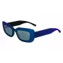 KARL LAGERFELD KL6164S-400 Okulary przeciwsłoneczne damskie kocie oko przezroczysty niebieski szary gradient 50 mm