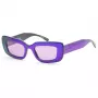 KARL LAGERFELD KL6164S-500 Damskie kwadratowe okulary przeciwsłoneczne z acetatu - Czarny/Szary 50mm