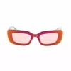 KARL LAGERFELD KL6164S-602 Damskie okulary przeciwsłoneczne Cat Eye Havana Brązowy Gradient 50mm
