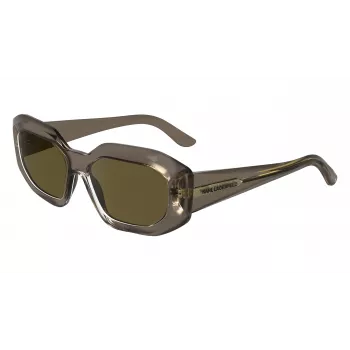 KARL LAGERFELD KL6167S-278 Damskie okulary przeciwsłoneczne Cat Eye Havana Brązowy Gradient 53mm