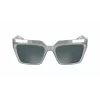 KARL LAGERFELD KL6181S551900 Damskie okulary przeciwsłoneczne Cat Eye Czarny Szary Gradient 55/19/140 mm