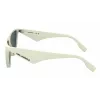 KARL LAGERFELD KL6185S591410 Damskie okulary przeciwsłoneczne motylkowe czarno-szare 59mm