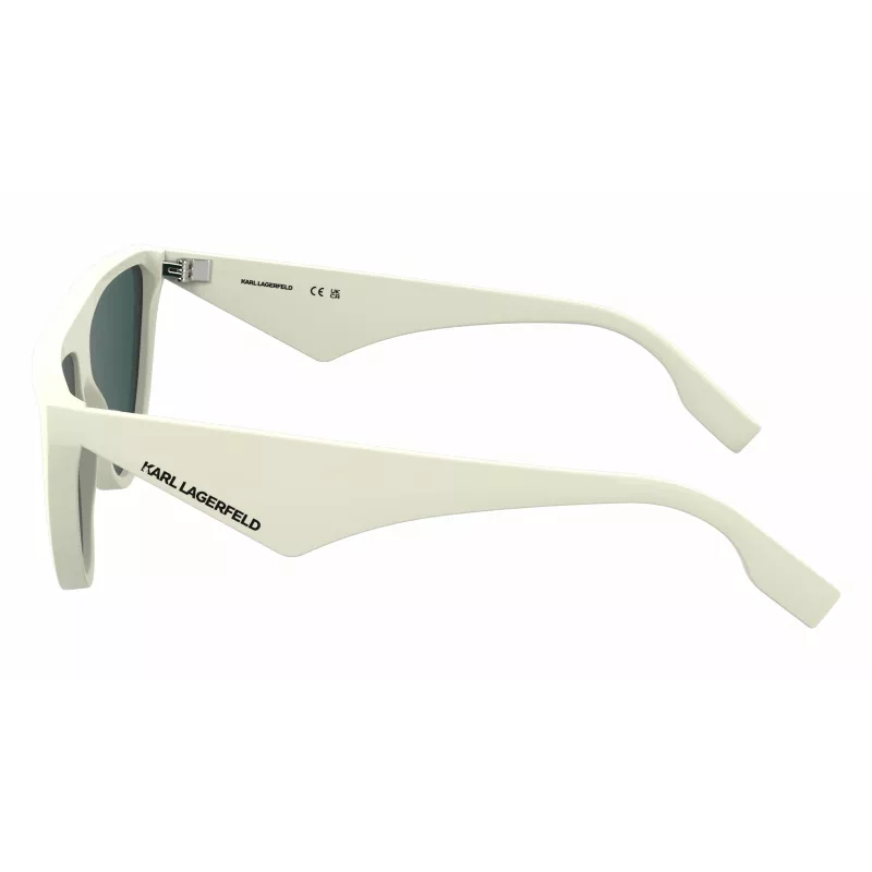 KARL LAGERFELD KL6185S591410 Damskie okulary przeciwsłoneczne motylkowe czarno-szare 59mm