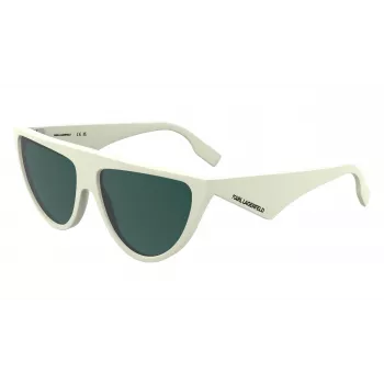 KARL LAGERFELD KL6185S591410 Damskie okulary przeciwsłoneczne motylkowe czarno-szare 59mm