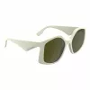 KARL LAGERFELD KL6208S-105 Okulary przeciwsłoneczne damskie - czarna oprawka acetatowa, szare soczewki poliwęglanowe, 55mm