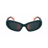 KARL LAGERFELD KLJ6200S Okulary przeciwsłoneczne Unisex - Czarna oprawka, szare szkła 57mm