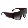 Karl Lagerfeld unisex okulary przeciwsłoneczne kwadratowe KL6209S-601 czarne/szare 65-19-140