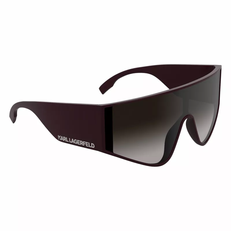 Karl Lagerfeld unisex okulary przeciwsłoneczne kwadratowe KL6209S-601 czarne/szare 65-19-140