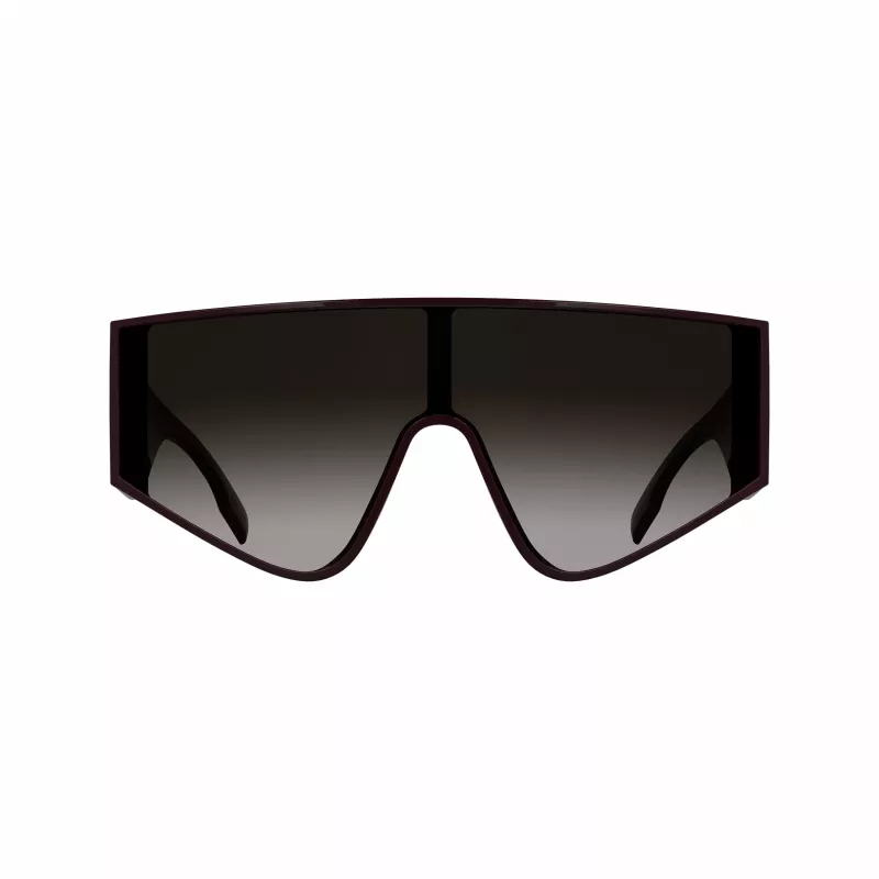 Karl Lagerfeld unisex okulary przeciwsłoneczne kwadratowe KL6209S-601 czarne/szare 65-19-140