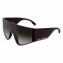 Karl Lagerfeld unisex okulary przeciwsłoneczne kwadratowe KL6209S-601 czarne/szare 65-19-140
