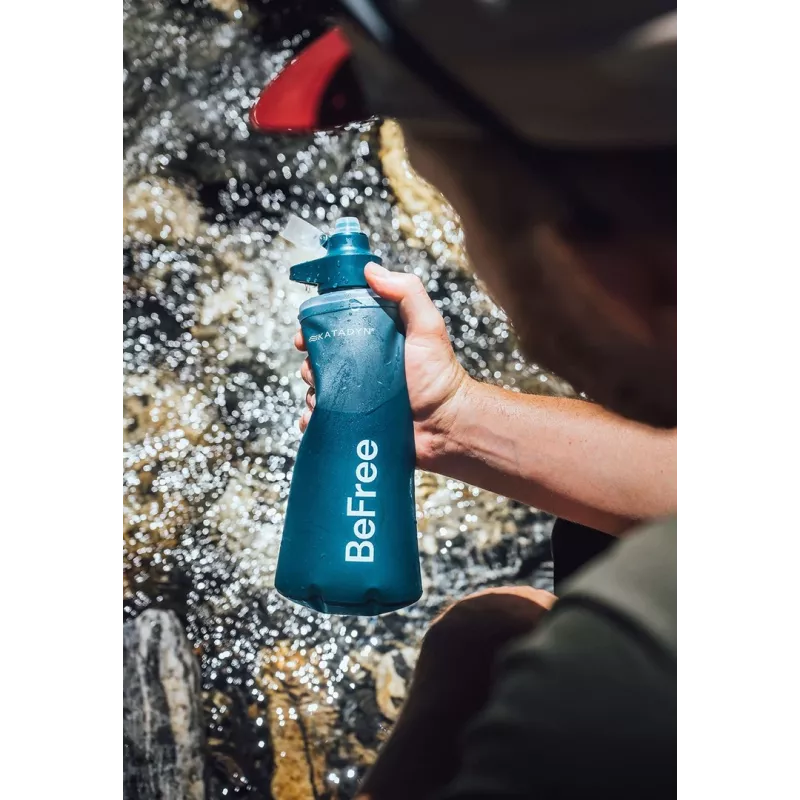Katadyn BeFree Filter AC 1.0L butelka filtrująca woda łupkowy niebieski