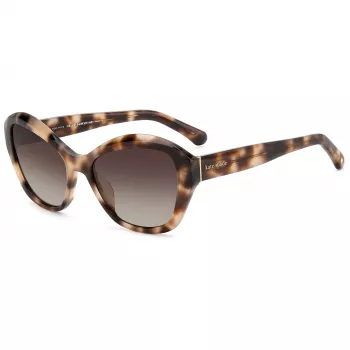 KATE SPADE AGLAIA-S-1EZ Damskie okulary przeciwsłoneczne w kształcie kwadratu Havana Brown 54mm