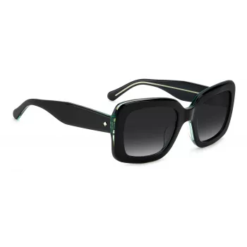 KATE SPADE Bellamy Damskie Okulary Przeciwsłoneczne - Oprawka Dark Havana, Soczewki Brązowy Gradient - 52mm