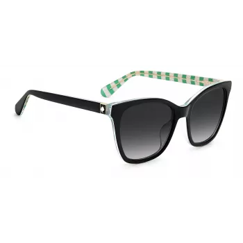 KATE SPADE DESIS807F59O Okulary przeciwsłoneczne damskie Havana oprawka acetatowa brązowe soczewki gradientowe 55/17/140 mm