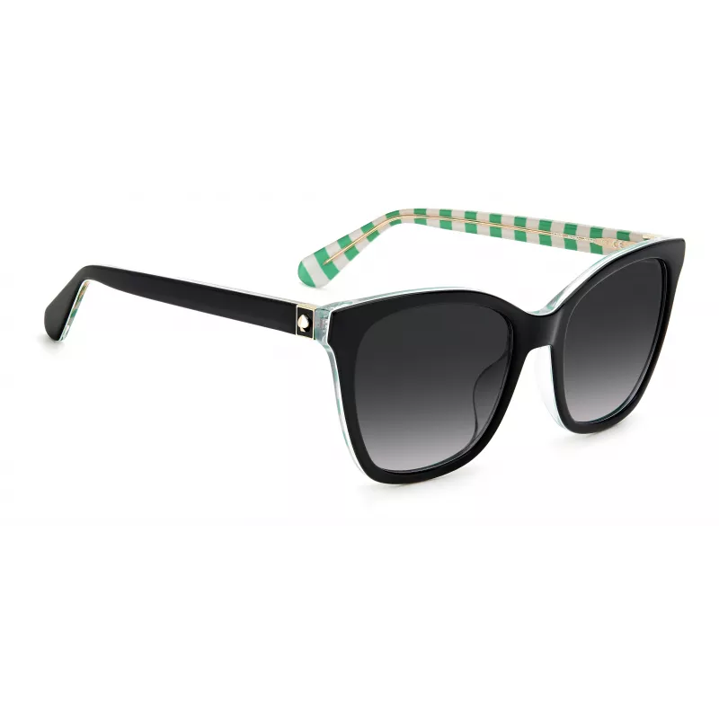 KATE SPADE DESIS807F59O Okulary przeciwsłoneczne damskie Havana oprawka acetatowa brązowe soczewki gradientowe 55/17/140 mm