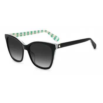 KATE SPADE DESIS807F59O Okulary przeciwsłoneczne damskie Havana oprawka acetatowa brązowe soczewki gradientowe 55/17/140 mm