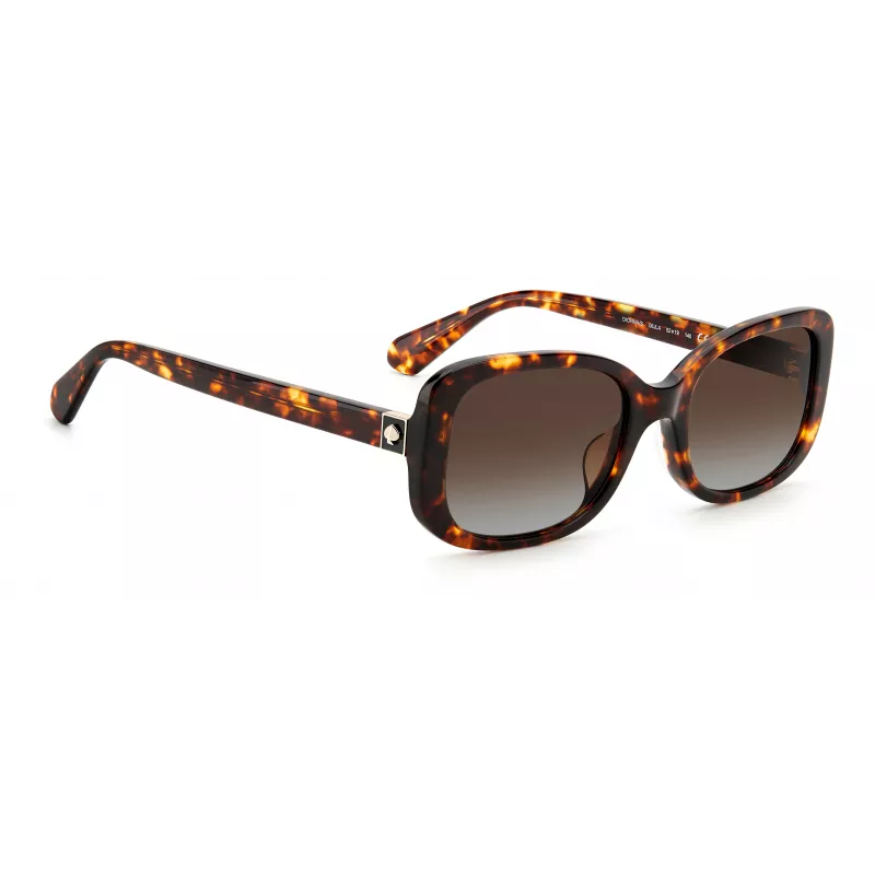 KATE SPADE Dionna Damskie Okulary Przeciwsłoneczne S06JF2L Havana Acetate Brązowy Gradient 52mm