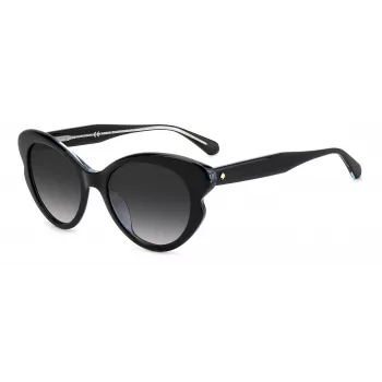 Okulary przeciwsłoneczne Kate Spade Elina dla kobiet - Havana/Acetate - Soczewki 53mm - Ochrona UV400