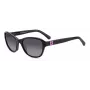 Okulary przeciwsłoneczne Kate Spade Golda GOLDA-G-S-807 dla kobiet - oprawka z acetatu w kształcie kociego oka, soczewki brązowe gradientowe, 56 mm
