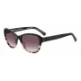 KATE SPADE Golda Okulary przeciwsłoneczne damskie - kwadratowa oprawka acetatowa - brązowe soczewki gradientowe - 56/20/135 mm