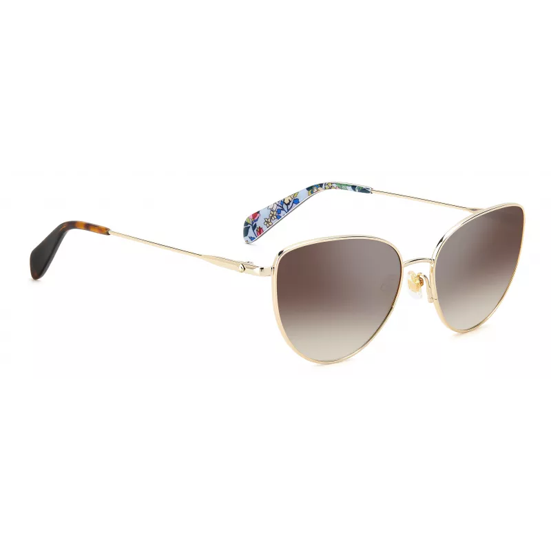 Kate Spade Hailey Damskie Okulary Przeciwsłoneczne Havana Brązowy Gradient 55mm