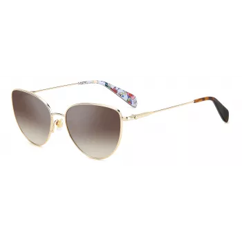 Kate Spade Hailey Damskie Okulary Przeciwsłoneczne Havana Brązowy Gradient 55mm