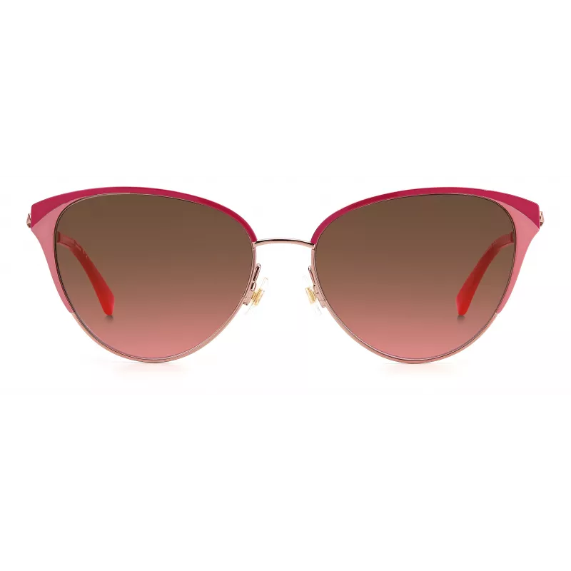 Okulary przeciwsłoneczne damskie Kate Spade IANNA/G/S - czarna oprawka, szare szkła, 56/17/140 mm